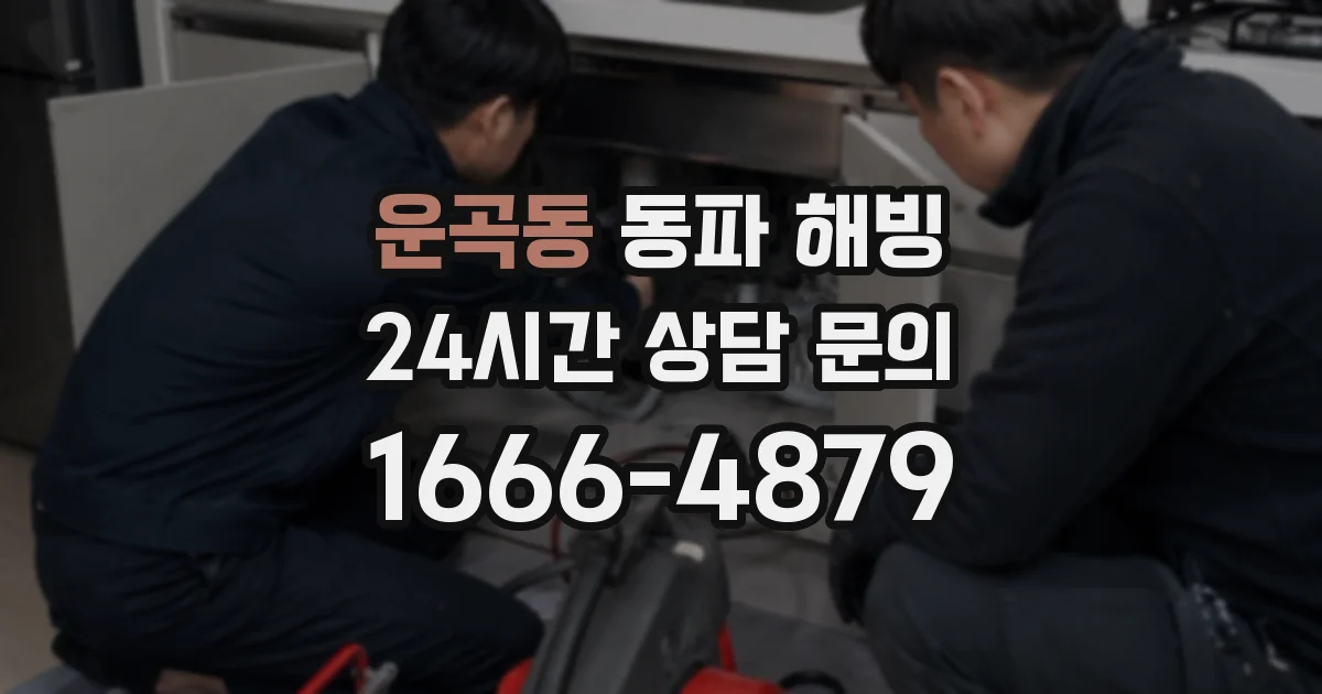 운곡동 동파 해빙