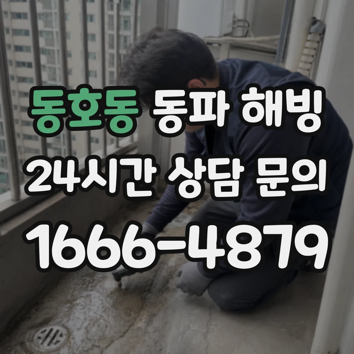 동호동 동파 해빙