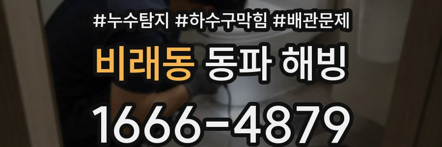 비래동 동파 해빙