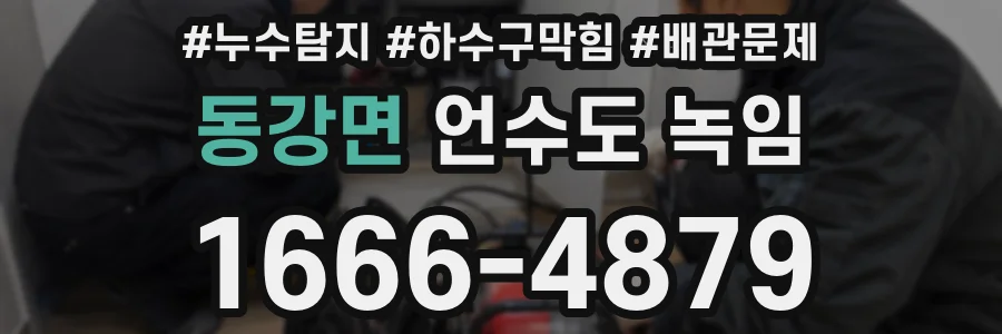 동강면 언수도 녹임