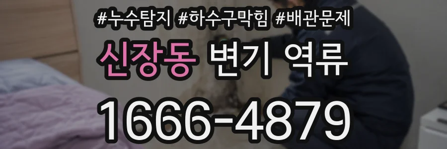 신장동 변기 역류