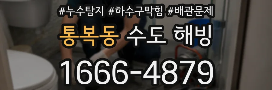 통복동 수도 해빙
