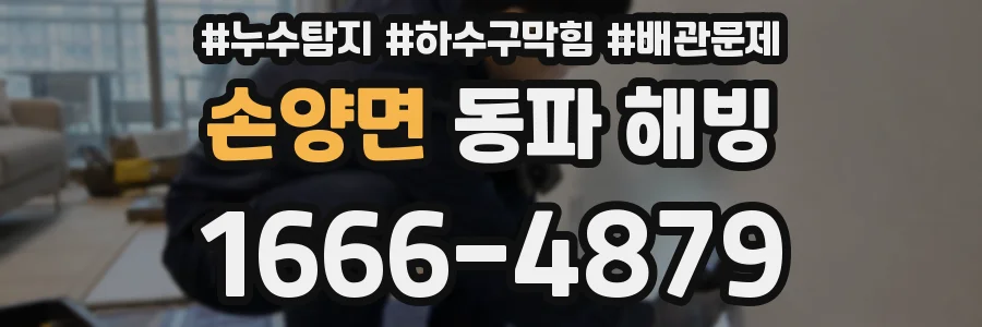 손양면 동파 해빙