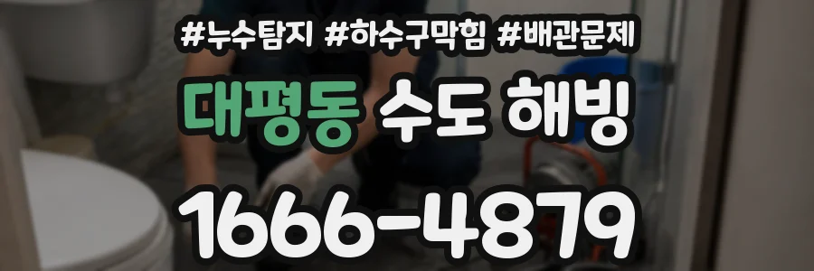 대평동 수도 해빙
