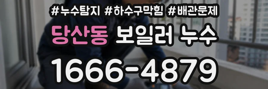 당산동 보일러 누수