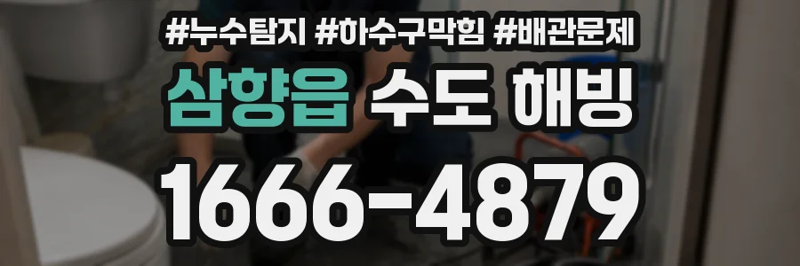 삼향읍 수도 해빙