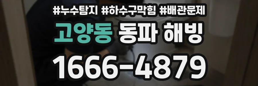 고양동 동파 해빙