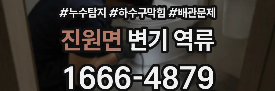 진원면 변기 역류