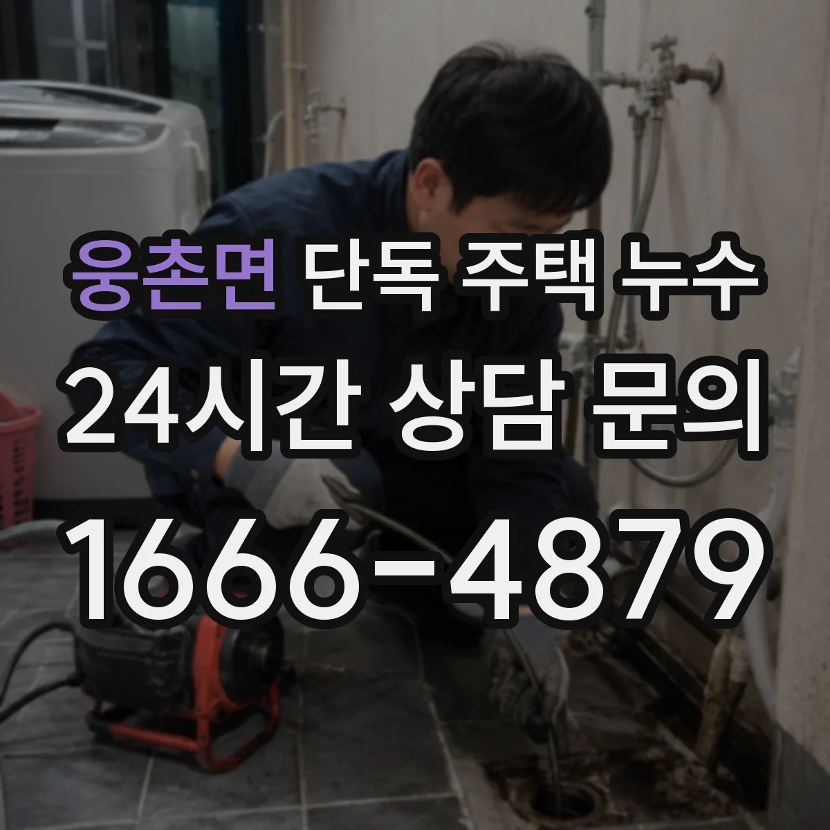 웅촌면 단독 주택 누수