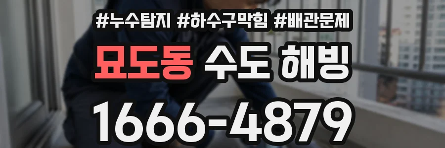 묘도동 수도 해빙