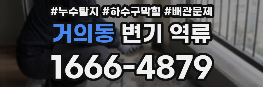 거의동 변기 역류
