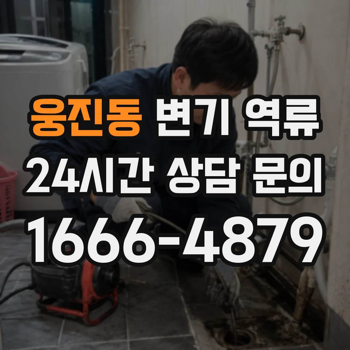 웅진동 변기 역류