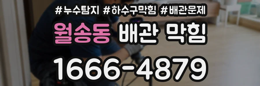 월송동 배관 막힘