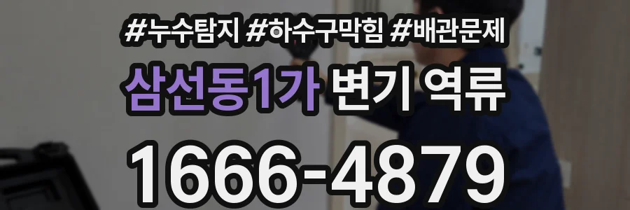 삼선동1가 변기 역류