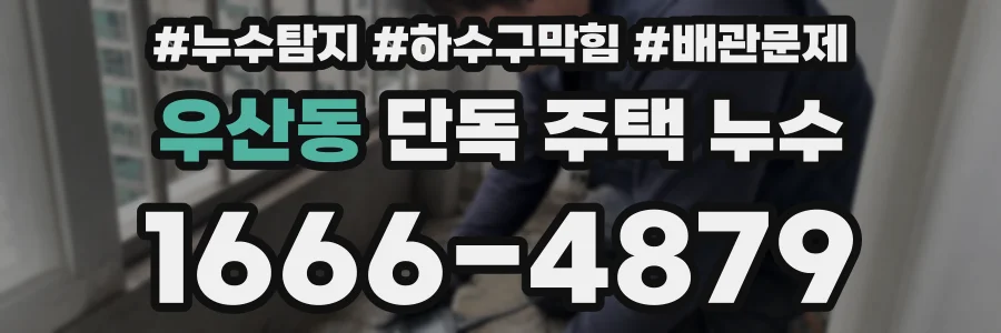 우산동 단독 주택 누수