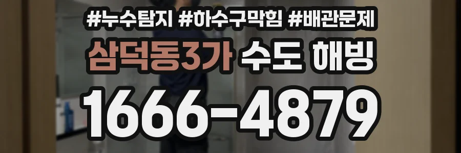 삼덕동3가 수도 해빙