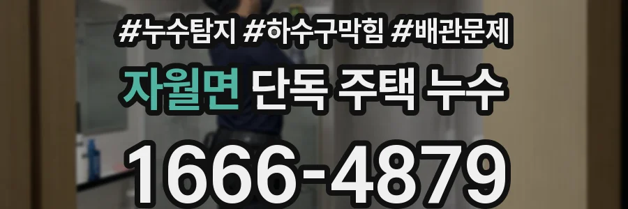 자월면 단독 주택 누수