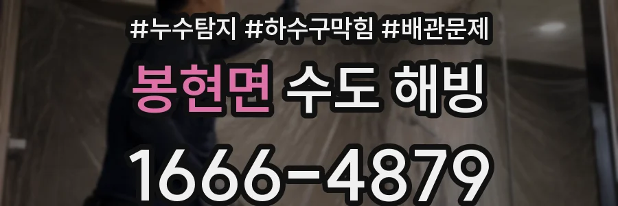 봉현면 수도 해빙