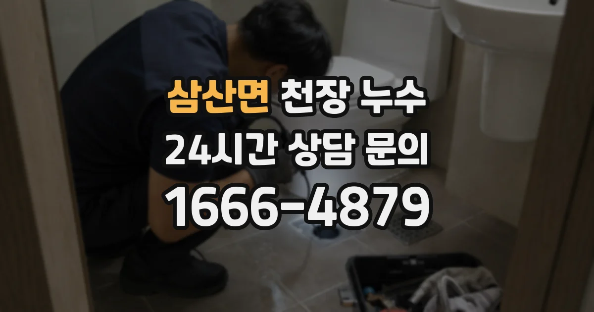 삼산면 천장 누수