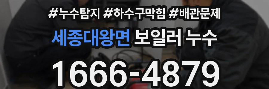 세종대왕면 보일러 누수