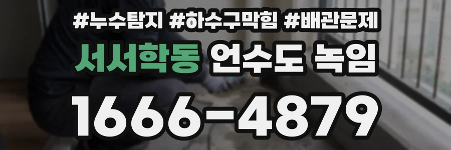 서서학동 언수도 녹임