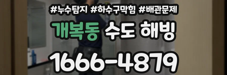 개복동 수도 해빙