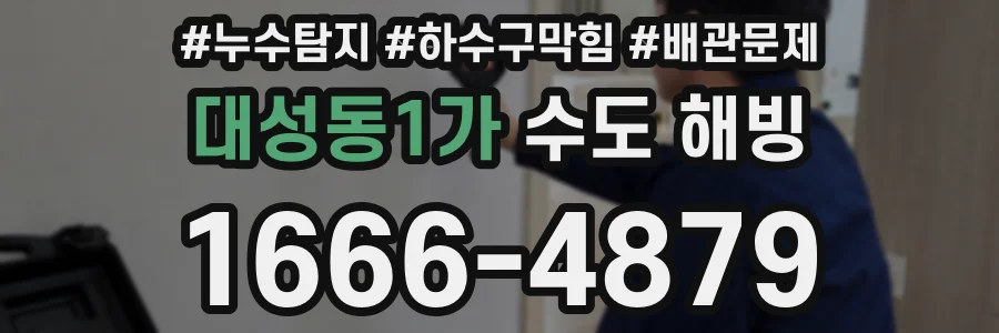 대성동1가 수도 해빙