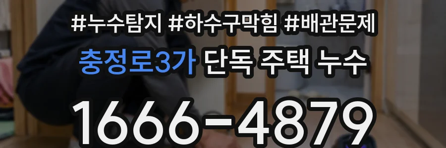 충정로3가 단독 주택 누수