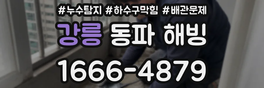 강릉 동파 해빙