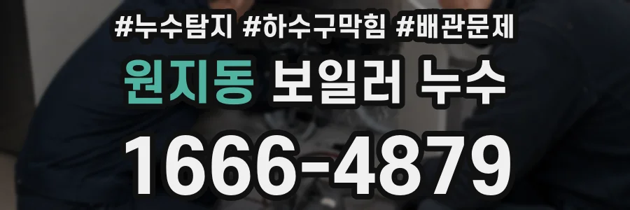원지동 보일러 누수
