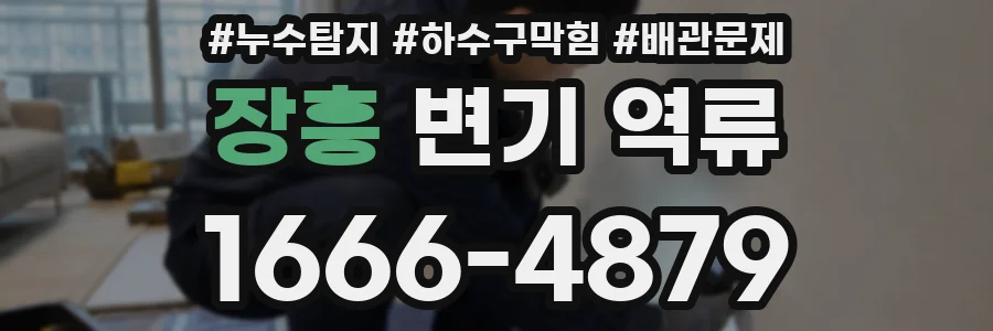 장흥 변기 역류