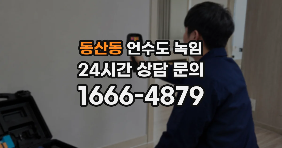 동산동 언수도 녹임