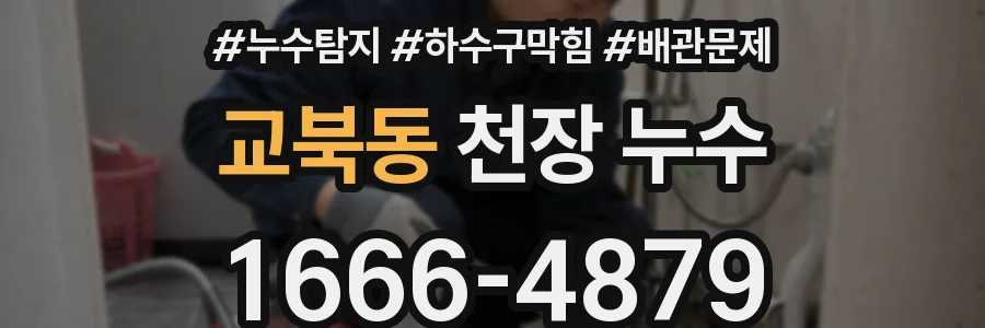 교북동 천장 누수