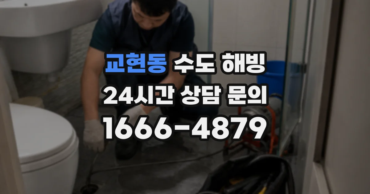 교현동 수도 해빙