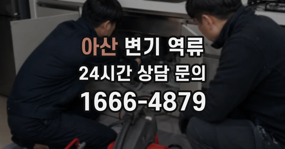 아산 변기 역류