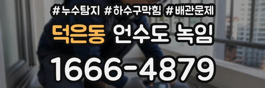 덕은동 언수도 녹임