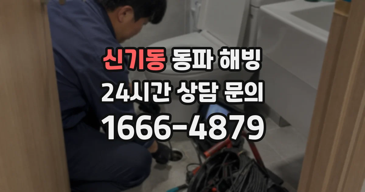 신기동 동파 해빙