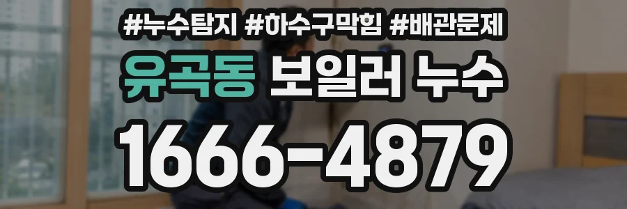 유곡동 보일러 누수