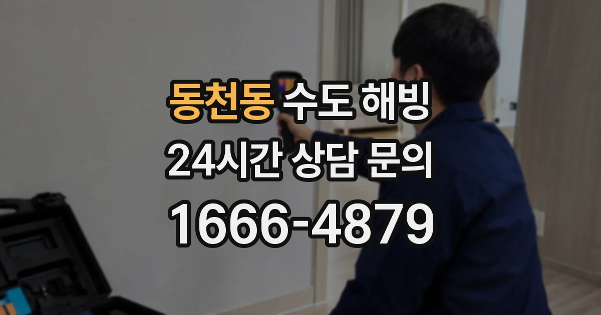 동천동 수도 해빙