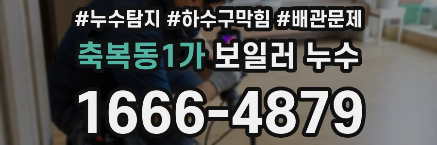 축복동1가 보일러 누수
