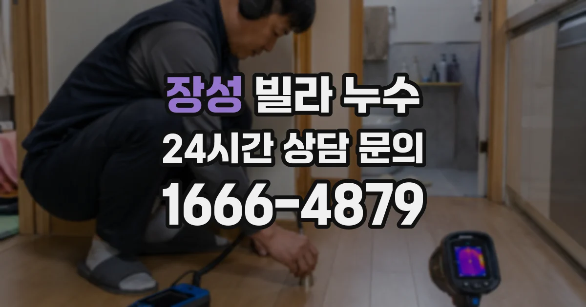 장성 빌라 누수