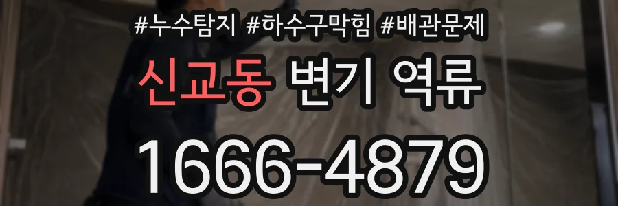 신교동 변기 역류