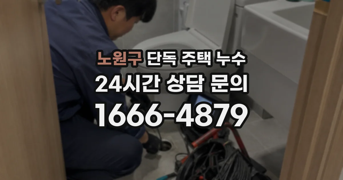 노원구 단독 주택 누수