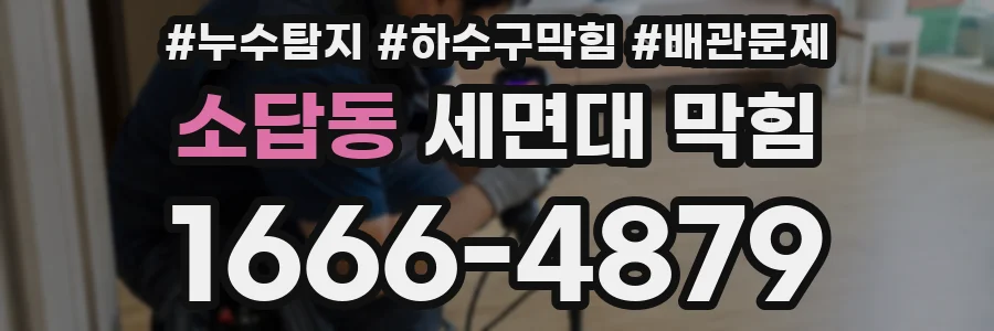 소답동 세면대 막힘