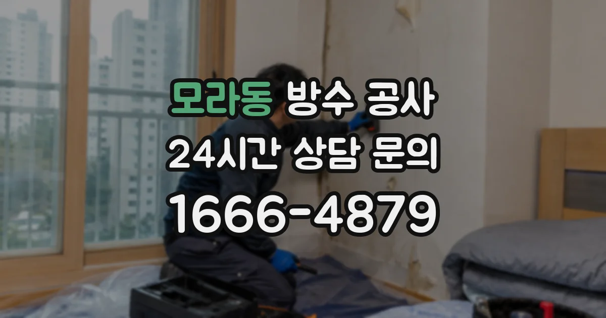 모라동 방수 공사