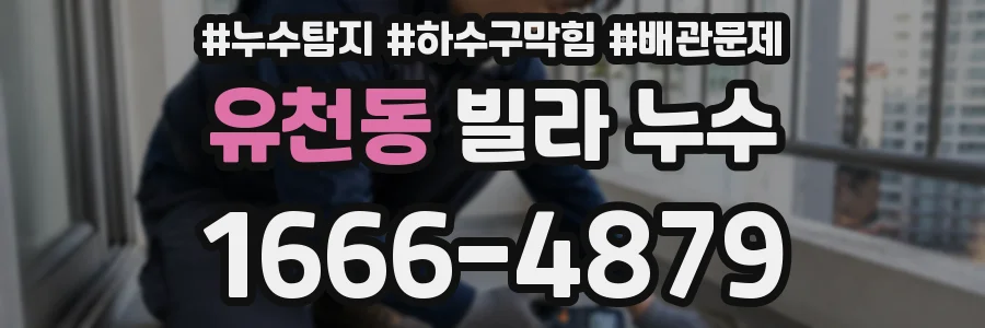 유천동 빌라 누수