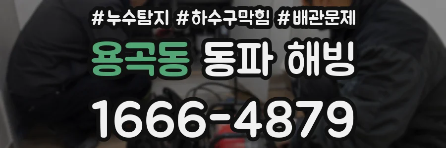 용곡동 동파 해빙