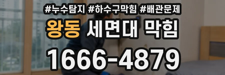왕동 세면대 막힘