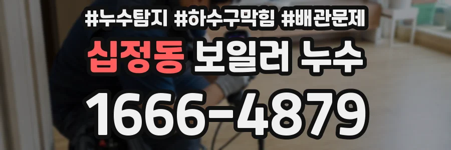 십정동 보일러 누수
