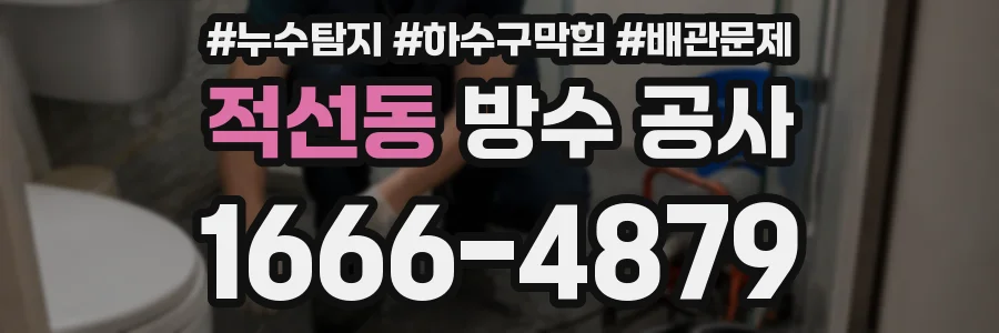 적선동 방수 공사